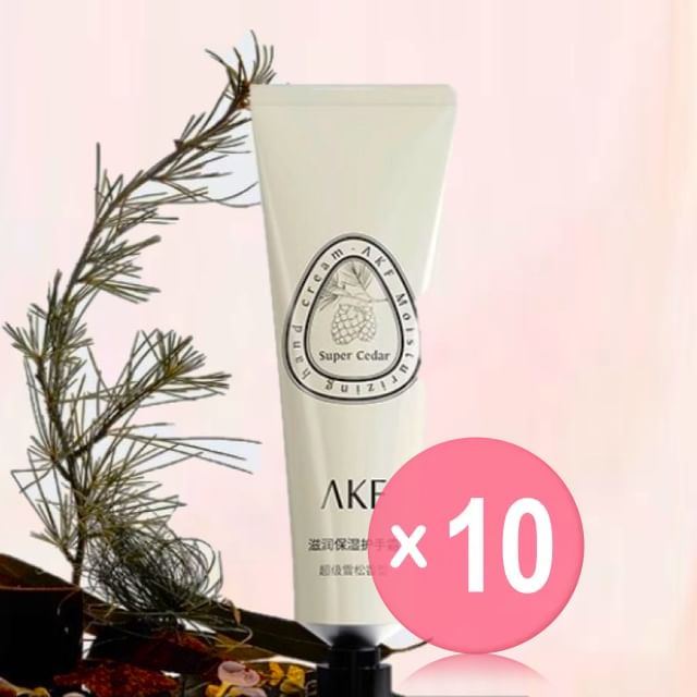 AKF-Moisturizing Flower Hand Cream - Cedar 10pcs Bundle Set
