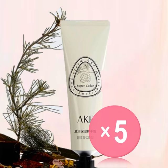 AKF-Moisturizing Flower Hand Cream - Cedar 5pcs Bundle Set