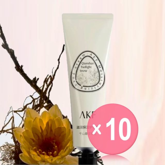 AKF-Moisturizing Flower Hand Cream - Twilight Snow 10pcs Bundle Set