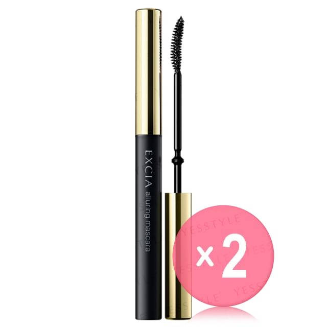 Albion-Excia Alluring Mascara BK10 Black 2pcs Bundle Set