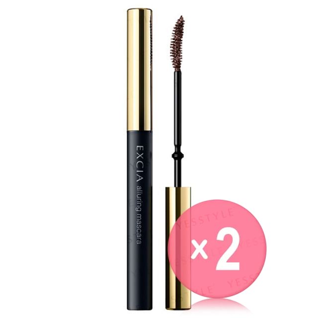 Albion-Excia Alluring Mascara BR20 Brown 2pcs Bundle Set