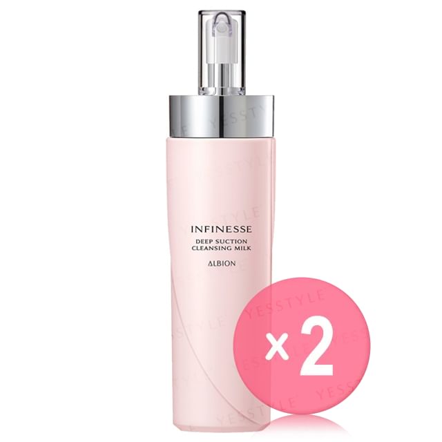Albion-INFINESSE Deep Suction Cleansing Milk 2pcs Bundle Set