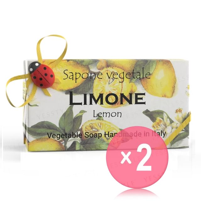 ALCHIMIA SOAP-Vegetable Soap Lemon 2pcs Bundle Set