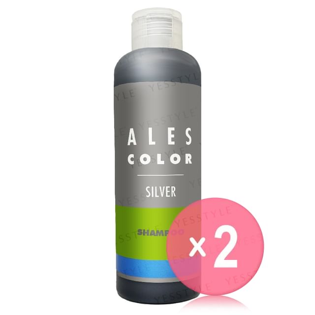 ALES-Color Shampoo Silver 2pcs Bundle Set
