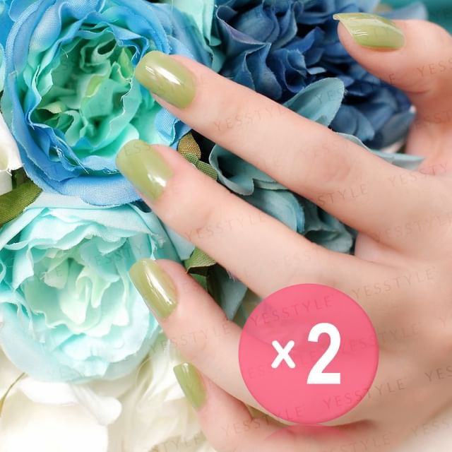 ALLOYA-Water-Based Natural Nail Polish Environmental Friendly 003 Walking In The Woods 2pcs Bundle Set