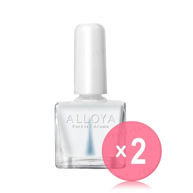 ALLOYA-Water-Based Natural Nail Polish Environmental Friendly 005 Matte Top Coat 2pcs Bundle Set
