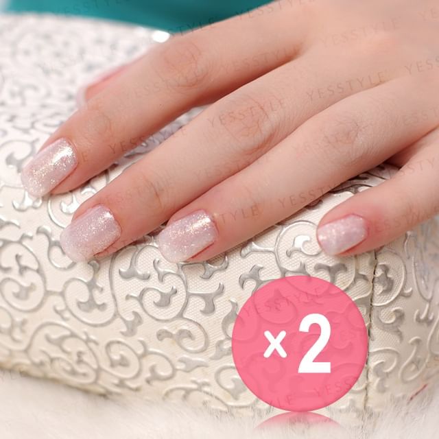 ALLOYA-Water-Based Natural Nail Polish Environmental Friendly 042 Diamond On The Crown 2pcs Bundle Set