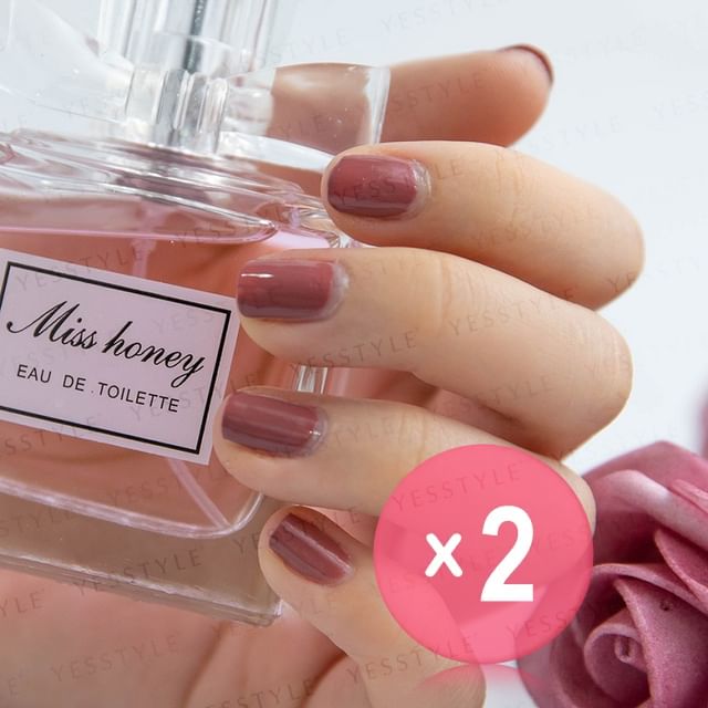 ALLOYA-Water-Based Natural Nail Polish Environmental Friendly 064 African Safari 2pcs Bundle Set