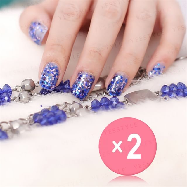 ALLOYA-Water-Based Natural Nail Polish Environmental Friendly 077 Amelis Fantasy 2pcs Bundle Set