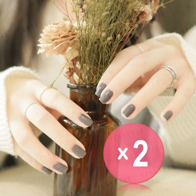 ALLOYA-Water-Based Natural Nail Polish Environmental Friendly 204 Jing 2pcs Bundle Set