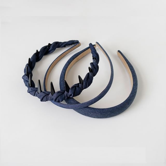 Allyrinta-Denim Headband Various Designs