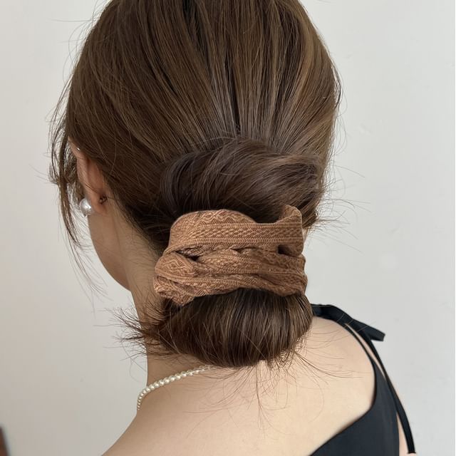 Allyrinta-Plain Fabric Scrunchie