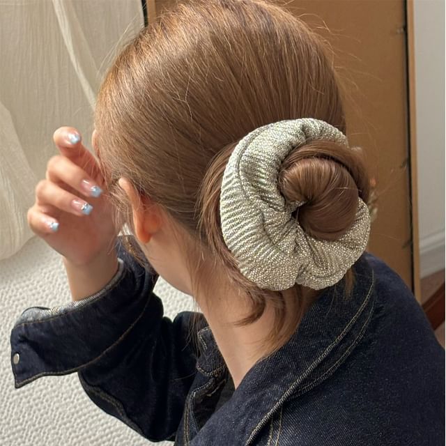 Allyrinta-Plain Fabric Scrunchie