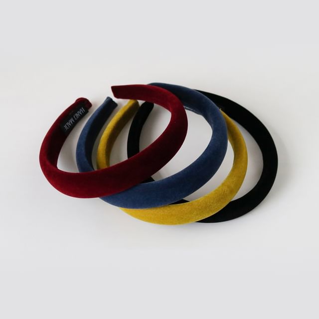 Allyrinta-Plain Velvet Headband