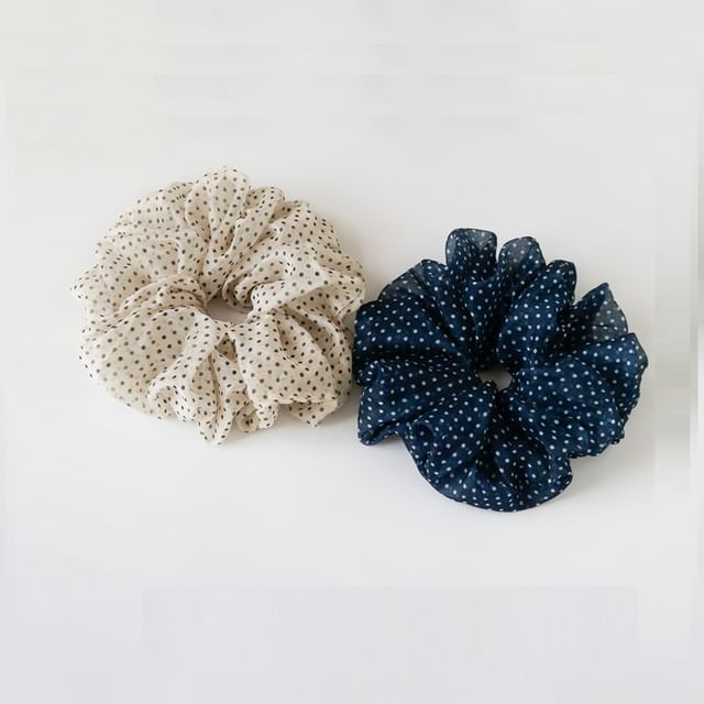 Allyrinta-Polka Dot Scrunchie