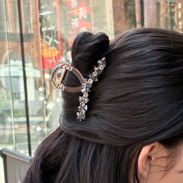Allyrinta-Rhinestone Hair Claw