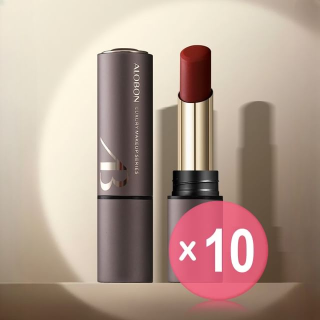 AloBon-Luxurious Moisturizing Charming Lipstick - 4 Colors 10pcs Bundle Set