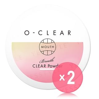 alphax-O-CLEAR Carbonated Cold Tooth Whitening Powder 2pcs Bundle Set