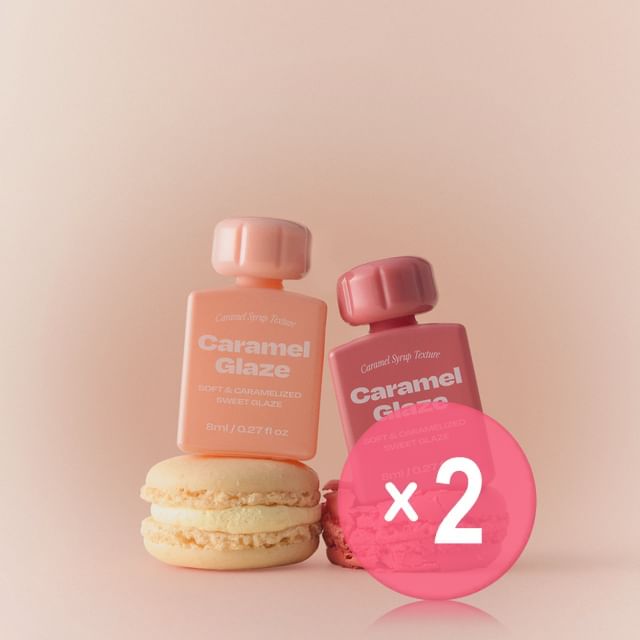alternativestereo-Lip Potion Caramel Glaze - 16 Colors 2pcs Bundle Set