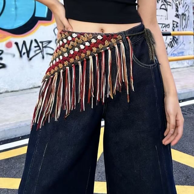 Amandier-Crochet Fringed Decorative Hem