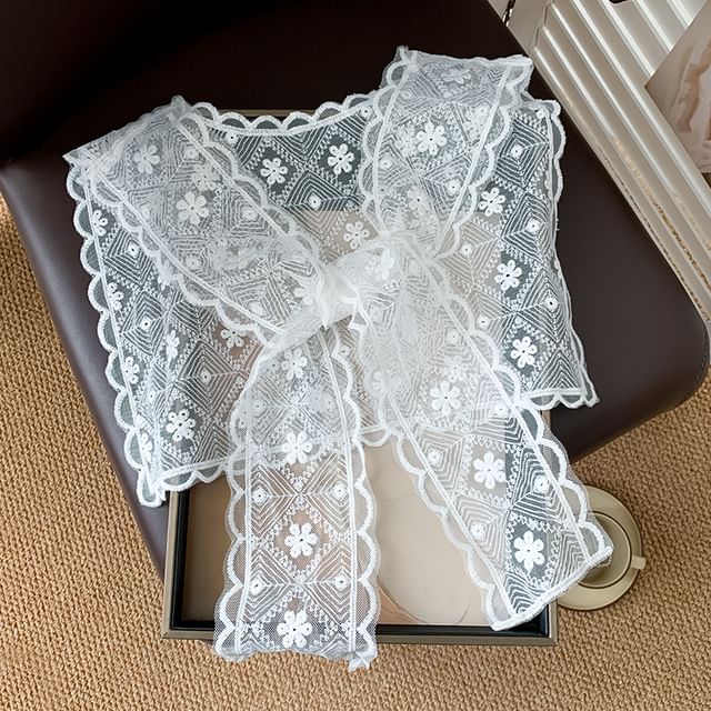 Amandier-Lace Light Scarf