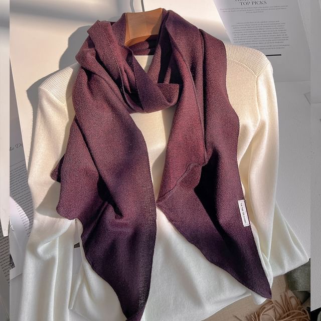 Amandier-Plain Knit Scarf