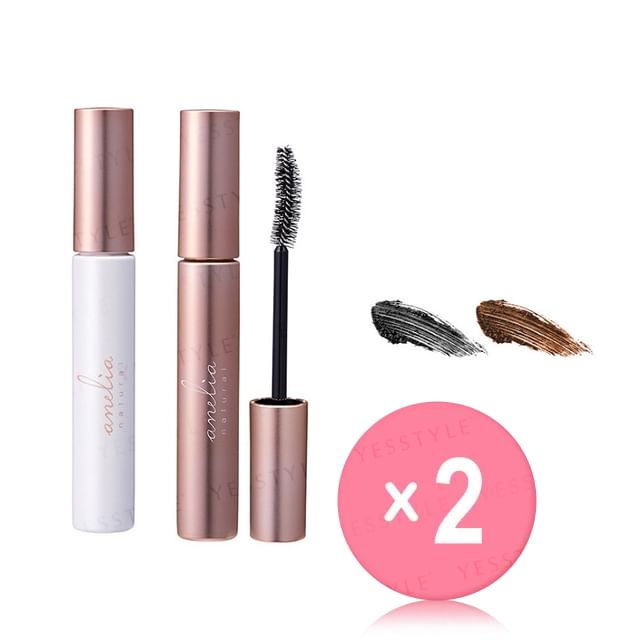 amara-Anelia Natural Treatment Mascara 2pcs Bundle Set