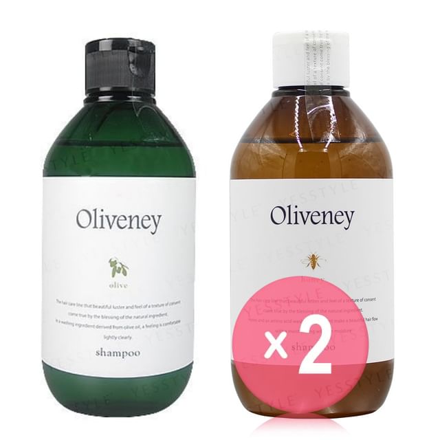 Amorous-Oliveney Shampoo 250ml - 2 Types 2pcs Bundle Set