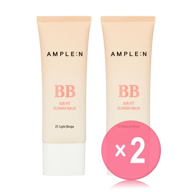 AMPLE- N-BB Air Fit Blemish Balm - 2 Types 2pcs Bundle Set