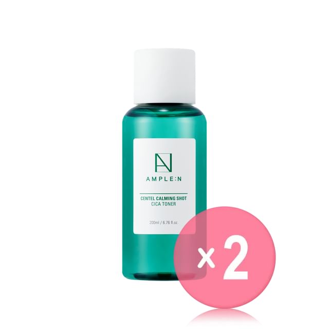 AMPLE- N-Centel Calming Shot Cica Toner 2pcs Bundle Set