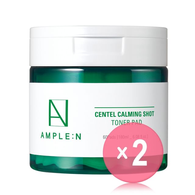 AMPLE- N-Centel Calming Shot Toner Pad 2pcs Bundle Set