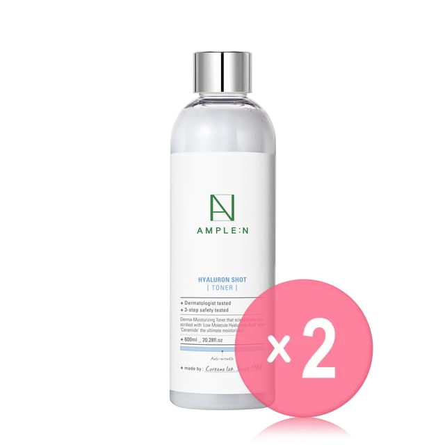 AMPLE- N-Hyaluron Shot Toner Jumbo 2pcs Bundle Set