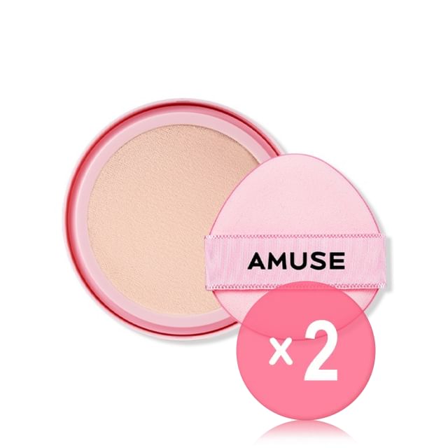 AMUSE-Dew Power Vegan Cushion Refill Only - 4 Colors 2pcs Bundle Set