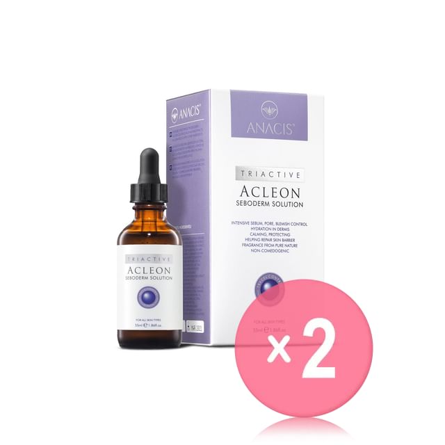 ANACIS-Triactive Acleon Seboderm Solution 55ml 2pcs Bundle Set