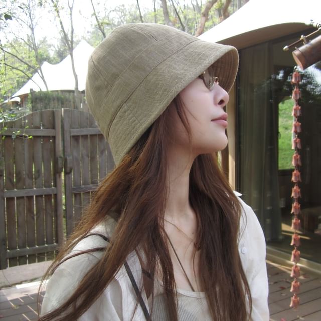 Anavanda-Plain Bucket Hat