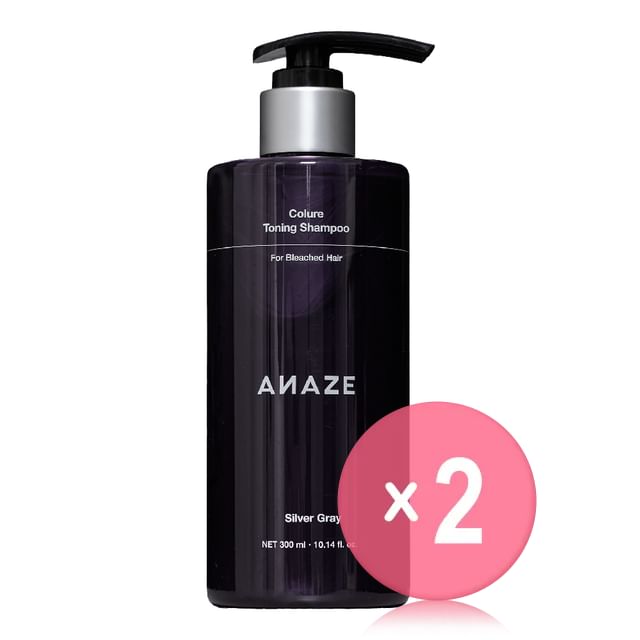 ANAZE-Colure Silver Gray Toning Shampoo T01 2pcs Bundle Set