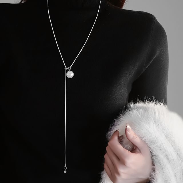 Andante-Pendant Lariat Necklace Various Designs