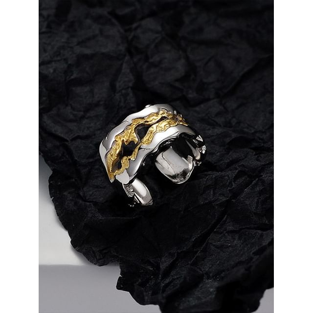 Andante-Sterling Silver Cutout Ear Cuff Set