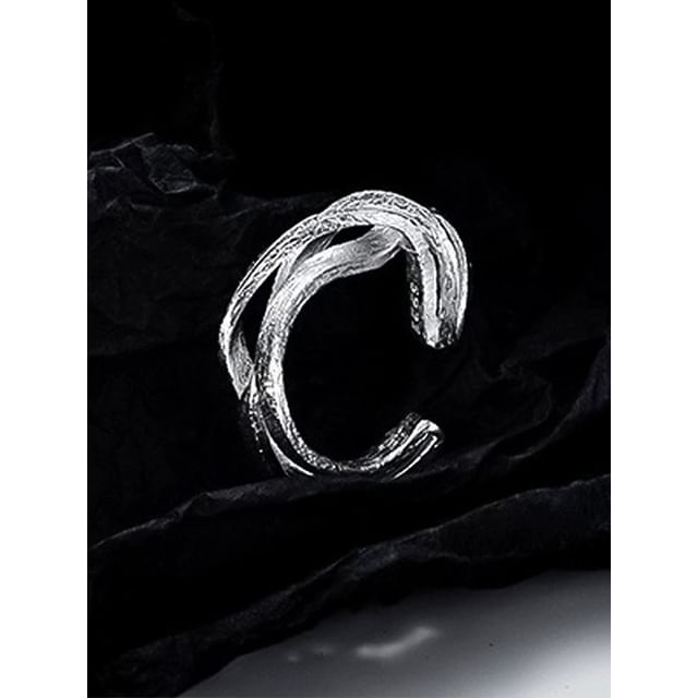 Andante-Sterling Silver Layered Ear Cuff Set