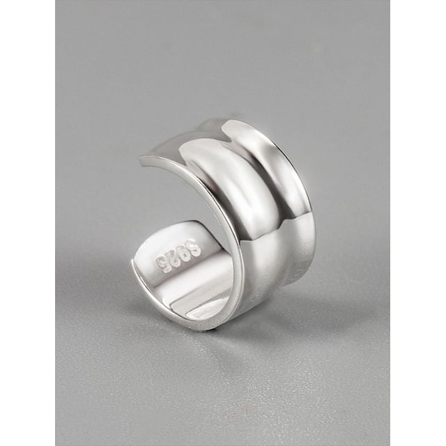Andante-Sterling Silver Shiny Ear Cuff Set