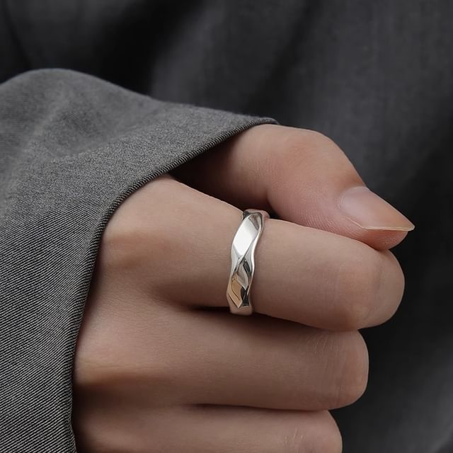 Andante-Twisted Alloy Open Bangle Various Designs