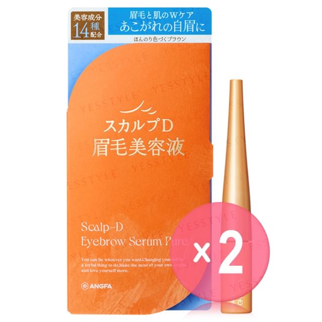 ANGFA-Scalp-D Eyebrow Serum Pure 2pcs Bundle Set