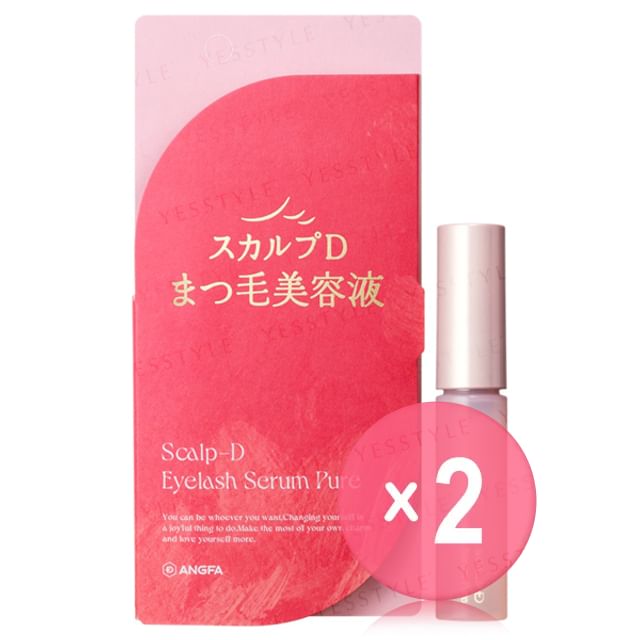 ANGFA-Scalp-D Eyelash Serum Pure 2pcs Bundle Set