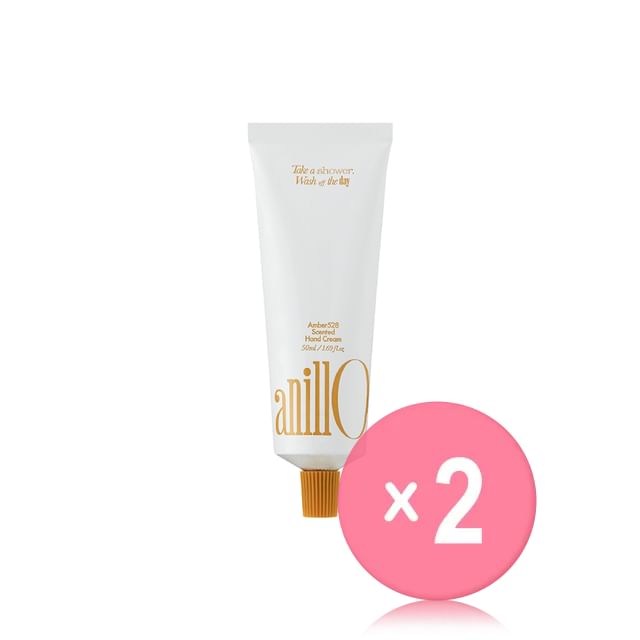 anillO-Amber 528 Scented Hand Cream 2pcs Bundle Set