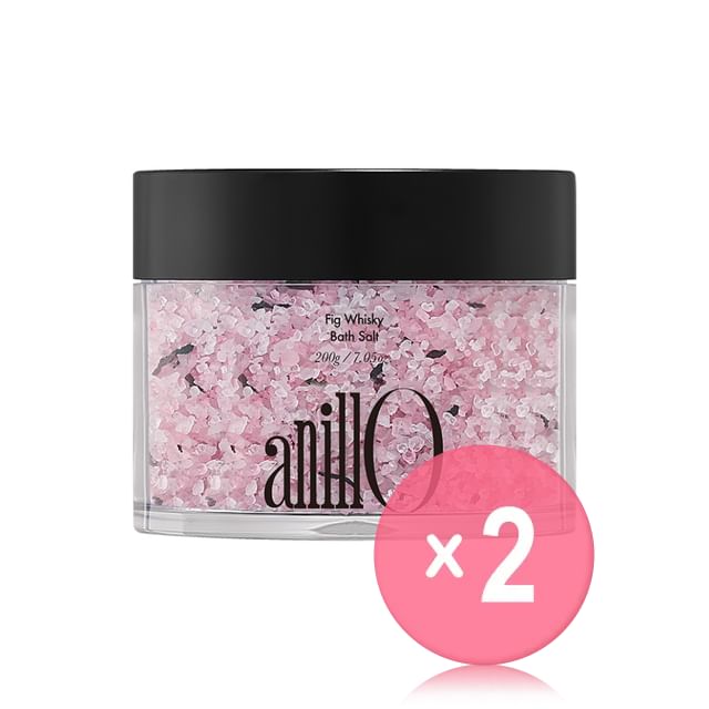 anillO-Fig Whisky Bath Salt 2pcs Bundle Set