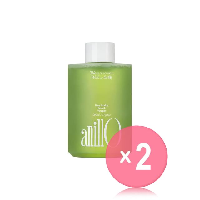 anillO-Lime Sunday Refresh Hair Vinegar 2pcs Bundle Set