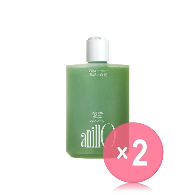 anillO-Lime Sunday Refresh Shampoo 2pcs Bundle Set