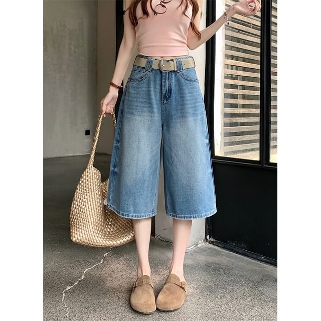 ANORA-Low Rise Washed Jorts