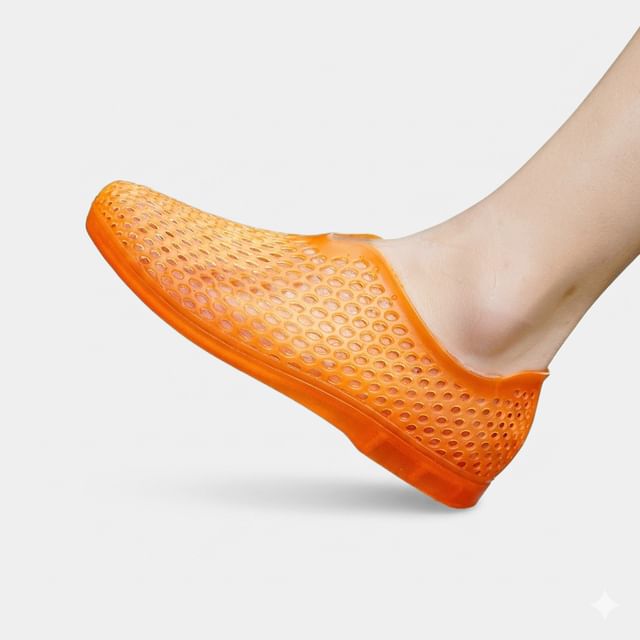 Anran-Cutout Rain Shoes
