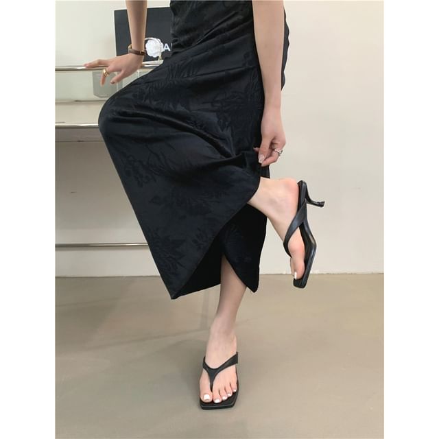 Anran-Kitten Heel Flip-Flops